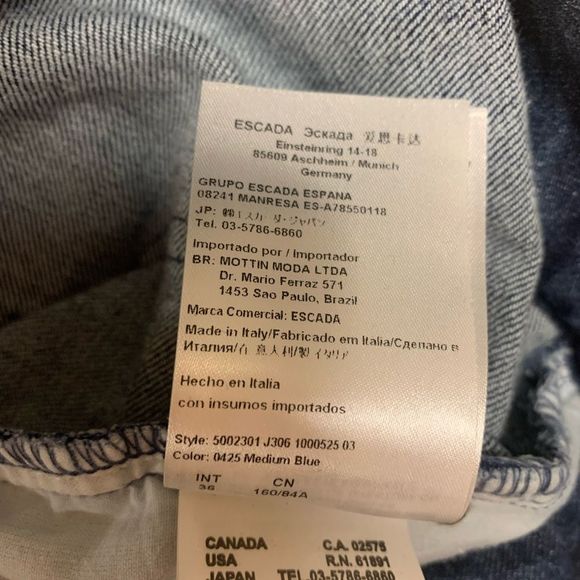 Escada made in Italy jeans - Picture 6 of 10